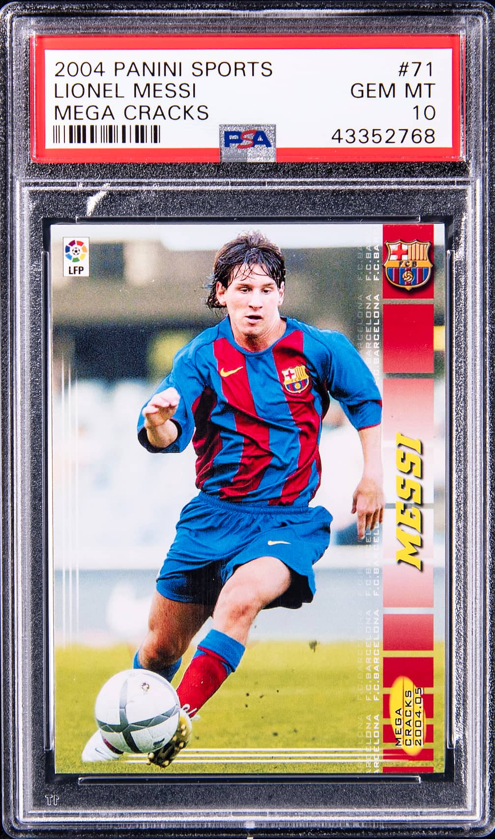 Lionel Messi #71BIS rookie card